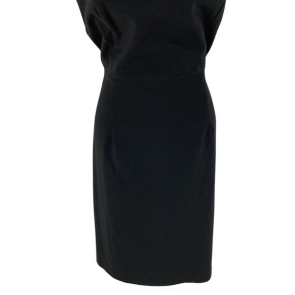 Calvin Klein black cowl neck sheath dress R28 - Picture 3 of 10